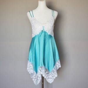 NWT Victoria's Secret Satin Lace Fairycore Ethereal Whimsical Cottagecore Gown